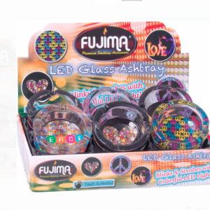 Fujima Glow Car Ashtray - Bulk 12 Pack